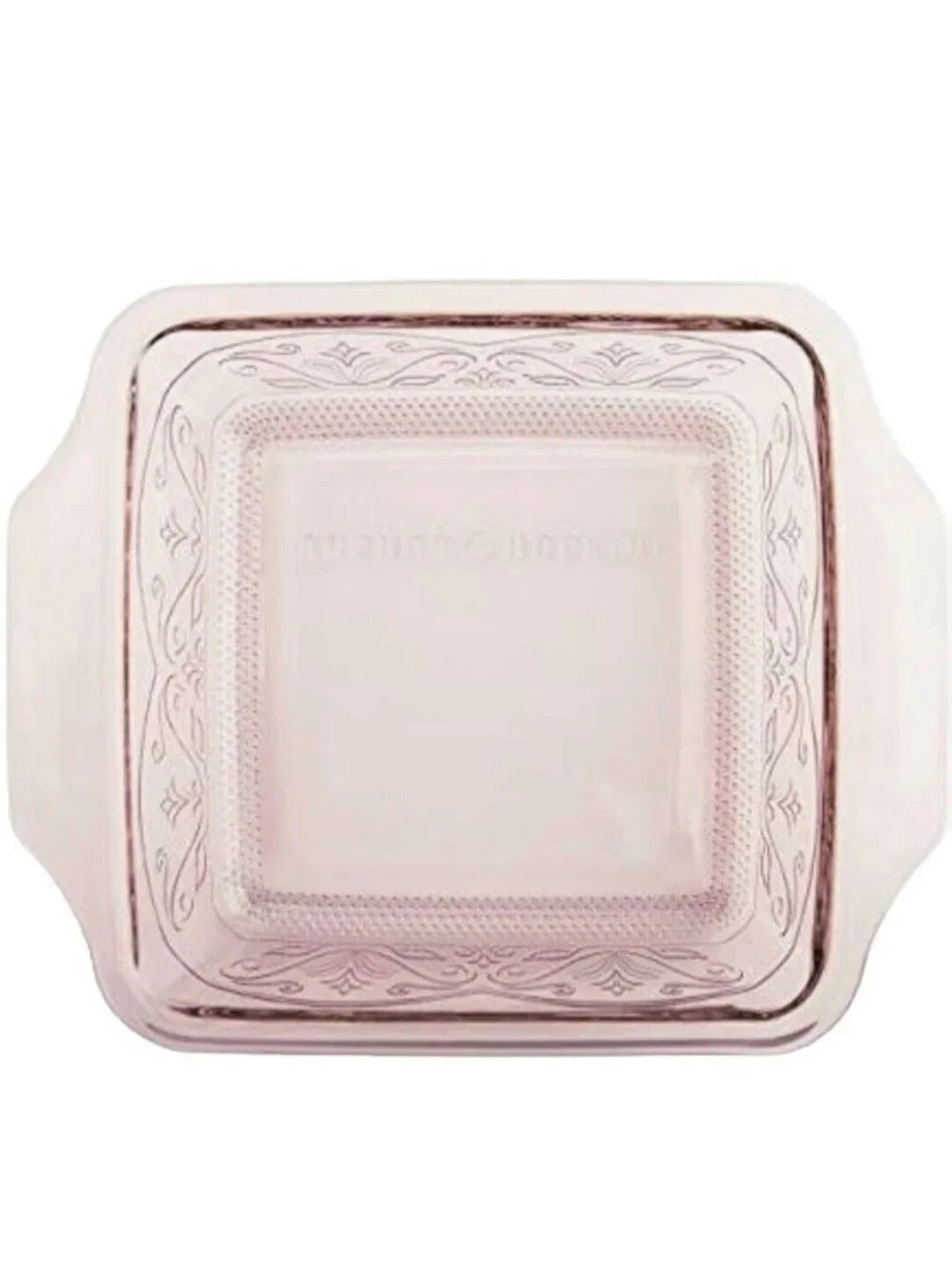 Anchor Hocking Laurel Rosewater Square Pan 8.5